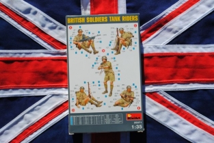 MiniArt 35071 BRITISH SOLDIERS TANK RIDERS